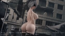 1girls 3d android big_ass big_breasts big_thighs breasts curvaceous curvy curvy_figure female gynoid hips hourglass_figure huge_ass huge_breasts huge_thighs innie_pussy large_ass large_breasts large_thighs mature mature_female nier nier:_automata nier_(series) platinum_games slim_waist thick thick_hips thick_legs thick_thighs thighs voluptuous waist white_hair wide_hips yorha_2b plague_of_humanity_(artist)