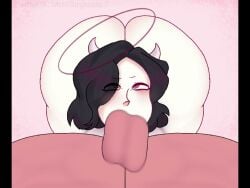 animated ass big_ass big_penis bigboi_(voice_actor) black_strawberry_14 deepthroat extreme face_fucking fellatio female gargling h0urglass_(artist) koppornito male oral oral_sex sound tagme video youtube youtuber