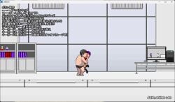 1female 1male animated cum_in_pussy fat_male female_protagonist fucked_into_submission game_cg kissing kissing_while_penetrated lab2underground mating_press miniskirt pixel_art rape skirt sound tagme upskirt video
