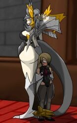after_sex blonde_hair crying dragon_girl femboy feminine_male fogbound glowing_eyes huge_breasts imminent_rape imminent_sex leaking_cum monster_girl original original_character ruined_makeup scared self_upload size_difference small_penis smaller_male smug taller_female thick_thighs uniform voluptuous white_hair