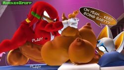 knuckles the echidna from sega by rocketspuff