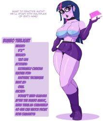 1girls annon bimbo breasts english_text equestria_girls female female_only high_heels huge_ass khreis midriff my_little_pony navel nipples revealing_clothes sci-twi smile straight_hair text thick_lips thick_thighs wide_hips