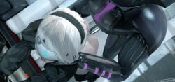 1boy 1girls 3d ahe_gao android android_boy android_girl animated ass blindfold blush bodysuit brainwashing doggy_style female femsub gloves hand_on_head high_heel_boots high_heels kaminakirei long_hair mask mind_control nier nier:_automata nier_(series) no_sound pale-skinned_female pale_skin penetration penis restrained robot robot_girl source_filmmaker tagme vagina vaginal_insertion vaginal_penetration vaginal_sex video white_hair yorha_2b