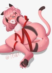 bondage furry nude nude_female presenting_hindquarters presenting_pussy tied_up tiger_girl xigua_(diives) xingzuo_temple