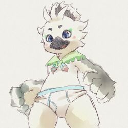 anthro avian male male_only rito tagme tears_of_the_kingdom the_legend_of_zelda tulin_(zelda) yaoi