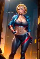 1girls ai_generated blue_eyes cammy_white curvaceous curvy_female curvy_figure diffusionlad female female_focus female_only huge_breasts looking_at_viewer seductive_look solo_focus stable_diffusion street_fighter voluptuous voluptuous_female