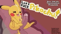 2023 animal_genitalia animated balls big_penis cum_drip cum_on_body cum_on_face english_text erection fangs game_freak game_title gay logo logo_parody looking_pleasured loop male male/male nintendo open_mouth parody penis pikachu pokémon_(species) pokemon pokemon_lgpe pokephilia sitting_on_penis size_difference talentlesshack teeth text throbbing title_parody video_games yaoi