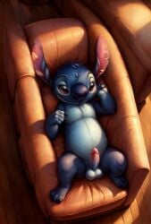 ai_generated alien disney experiment_(lilo_and_stitch) gilbertaram hi_res highres lilo_and_stitch male_only non-web_source solo stitch_(disambiguation)