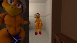 anthro armor ass boomerang_bros. clothing corrupted_guardian duo fire_bros. footwear genitals headgear helmet hi_res koopa looking_at_viewer male mario_(series) mostly_nude nintendo penis scalie shoes thong underwear