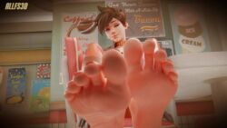 1girls 3d 3d_animation allfs3d animated barefoot big_feet brown_eyes brown_hair dominant_female feet female femdom foot_fetish foot_focus foot_on_face foot_worship lena_oxton long_legs long_toes longer_than_30_seconds overwatch overwatch_2 pov short_hair soles solo sound sweat sweaty_feet toes tracer video