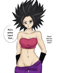 1girls caulifla cute dragon_ball dragon_ball_super female female_saiyan gokutrash perfect_body revealing universe_6/universe_7 universe_6_saiyan/universe_7_saiyan