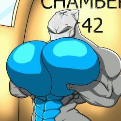 1boy abs animated anthro bara bara_tiddies bara_tits big_chest big_pecs blue_eyes gay gif huge_chest huge_pecs large_pectorals male male_only manboobs massive_pecs moobs muscular muscular_male no_sound no_visible_genitalia non-human pec_play pecplay playing_with_pecs solo solo_focus solo_male tagme testing video xcomunit7