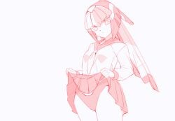 capcom fairy_leviathan female kaidou_zx mega_man_zero shirt skirt skirt_lift underwear