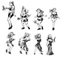 beak cleavage cluedog duck_girl large_breasts toonification transformation