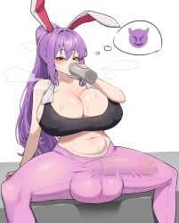 1futa 2025 2d 2d_(artwork) 2d_artwork absurd_res absurdres animal_ears animal_humanoid areola areola_bulge areolae areolae_visible_through_clothing ass_length_hair ball_bulge balls balls_under_clothes ballsack bare_shoulders belly belly_button big_balls big_breasts big_cock big_hips big_penis big_testicles big_thighs blush blush_lines breasts breasts_bigger_than_head bulge bulge_through_clothing bunny_ears bunny_girl bursting_breasts cleavage cleavage_overflow clothed clothed_futa clothing cock collarbone curvaceous curvaceous_figure curves curvy curvy_body curvy_figure curvy_futa curvy_hips curvy_thighs dick dirty_thoughts erect_penis erection erection_under_clothes futa_only futanari genitals hair_between_eyes hi_res highres horny horny_futa hourglass_figure huge_breasts huge_cock intersex kemonomimi large_balls large_breasts large_cock large_penis large_testicles large_thighs light-skinned_futa light_skin long_hair looking_at_viewer midriff navel nipple_bulge nipples nipples_visible_through_clothing oversized_balls parted_bangs penis penis_under_clothes ponytail purple_hair rabbit rabbit_ears rabbit_girl rabbit_humanoid red_eyes reisen_udongein_inaba solo solo_futa spammayo sports_bra steam steaming_body stomach straight_hair sweat sweat_pants sweatdrop sweating sweatpants sweaty sweaty_body testicles thick thick_hips thick_penis thick_thighs thighs thinking thinking_about_sex thought_bubble tight_clothes tight_clothing tight_pants touhou towel towel_around_neck voluptuous voluptuous_futa white_background wide_hips workout workout_clothes