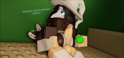 1boy 1girls 3d artist_request ass balls cometrr34 commission female hung_femboy hung_trap male penis roblox roblox_avatar robloxian source_request tagme