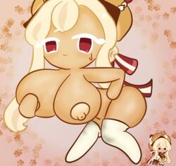 caramel choux cookie from cookie run by soreoda