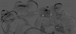 2boys blush builderman forsaken_(roblox) gay hexianvexian jerking john_doe_(forsaken) john_doe_(roblox) making_out male open_mouth penis roblox roblox_game robloxian saliva tagme teasing teasing_penis