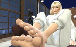 feet foot_fetish footjob sabrina_carpenter sims4