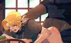 anal anal_sex ganondorf ganondorf_(ocarina_of_time) gay light-skinned_male light_skin link link_(ocarina_of_time) male male/male male_only ocarina_of_time rani_grb size_difference the_legend_of_zelda the_legend_of_zelda:_ocarina_of_time twink twink_and_daddy watermark