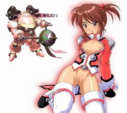 artist_request coquelicot cosplay erica_fontaine_(cosplay) flat_chest mecha sakura_wars tagme vagina