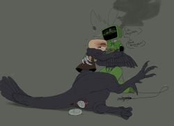 crying dandy's_world dinosaur laying_eggs monster monster_girl oviposition robot robot_girl shelly_(dandy's_world) tv_head twisted_shelly_(dandy's_world) twisted_vee_(dandy's_world) vee_(dandy's_world) wireplay
