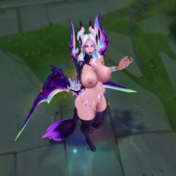 1girls abdomera female league_of_legends morgana ninfrock screenshot star_guardian_series star_nemesis_morgana