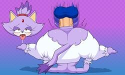 2025 5:3 ahe_gao anal anal_sex anthro anus ass balls big_butt blaze_the_cat checkered checkered_background duo erection eyelashes female female_focus forehead_gem gem genitals gradient_background looking_pleasured male male/female mia_(artist) pattern_background penetration penile penile_penetration penis penis_in_ass pervymarioman piledriver_position quicktime_event sega sex short_stack simple_background solo_focus sonic_(series) sonic_the_hedgehog sonic_the_hedgehog_(series) tongue tongue_out vein veiny_penis