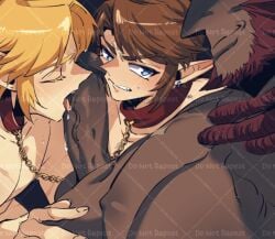 blowjob ganondorf ganondorf_(twilight_princess) gay light-skinned_male light_skin link link_(ocarina_of_time) link_(twilight_princess) male male/male male_only ocarina_of_time penis rani_grb size_difference sucking_penis the_legend_of_zelda the_legend_of_zelda:_ocarina_of_time twilight_princess twink twink_and_daddy