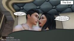 18th_birthday 3d after_sex bella_jameson(sim_doe) birthday black_hair caption comic comic_page embrace embracing embracing_another english english_text marvin_jameson(sim_doe) milf milf_love_young_man mother_and_son original_characters sim_doe sims sims4 sims_4 speech_bubble speech_bubbles spooning step-incest step_family stepcest stepmother stepmother_and_stepson the_sims the_sims_4