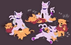 anthro anus balls bodily_fluids bow_ribbon breath collar cum decodecker duo eeveelution espeon feet fellatio female generation_1_pokemon generation_2_pokemon genital_fluids genitals hi_res jolteon male male/female nintendo oral panting pawpads paws penetration penile penile_penetration penis penis_in_pussy pokemon pokemon_(species) pokemorph pussy sex soles telekinesis toes vaginal_penetration vaginal_penetration