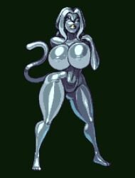 1girls 2025 alternate_version_available areola areolae breasts_bigger_than_head casetermk digimon digimon_(species) digimon_adventure digimon_adventure_02 female female_only gold_teeth gold_tooth golden_teeth golden_tooth huge_breasts implied_transformation metal_body metal_hair metal_skin metal_tail metaletemon metallic_body metallic_hair metallic_nipples metallic_skin mimi_tachikawa monkey_girl nipples nude nude_female solo solo_female species_transformation tail thick_thighs transformation wide_hips