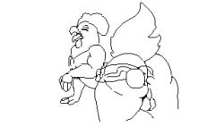 2boys anal anal_knotting anal_sex animal_genitalia animated anthro ass ass_bigger_than_head avian backsack balls big_ass big_balls big_butt big_penis black_and_white bubble_butt canine canine_genitalia canine_penis chicken closed_eyes cum cum_in_ass cum_in_pussy cum_inside cumflated_belly cumflation cumshot curvaceous curvy curvy_figure disembodied_penis ejaculation excessive_cum femboy furry gay huge_ass huge_balls huge_cock knot knotting looking_back male male_only mertvykhcrows monochrome no_sound open_mouth orgasm penis pixel_animation pixel_art pleasure_face shorter_than_30_seconds tagme tail thick_thighs tongue tongue_out video voluptuous voluptuous_male white_background wide_hips x-ray