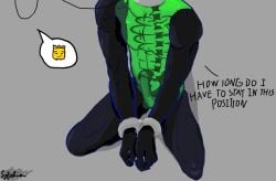 1boy 1x1x1x1 artist_signature balls english_text forsaken_(roblox) gay male male_only muscular penis roblox roblox_game robloxian self_upload sjfshim slave tagme text visible_skeleton