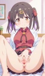 aerolae ai_generated breasts naked_female nipples nude_female onii-chan_wa_oshimai! oyama_mihari pussy vagina