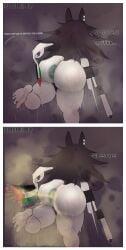 anus anus ass big_breasts breasts breasts butt_crack butt_focus butt_hole comic fart fart_cloud fart_everywhere fart_fetish farting farting_at_viewer feet foot_fetish halalhentai miss_circle miss_circle_(fundamental_paper_education) musk musk_clouds palestine smelly smelly_feet sweat