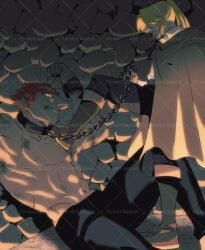 captured dubious_consent ganondorf ganondorf_(ocarina_of_time) gay light-skinned_male light_skin link link_(ocarina_of_time) male male/male male_only ocarina_of_time rani_grb size_difference the_legend_of_zelda the_legend_of_zelda:_ocarina_of_time twink twink_and_daddy
