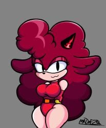 anthro auburn_hair breasts female friday_night_funkin friday_night_funkin_mod furry maiko_(neutroa) mobian_(species) mrdrezq sega sheep sideass sonic_(series) sonic_the_hedgehog_(idw) sonic_the_hedgehog_(series) tagme