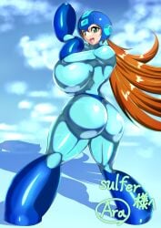 arutesu_ara commission mega_man mega_man(classic) mega_man_(character) roco_(sulfer-kokegitsune) rule_63 skeb_commission tagme