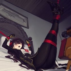 1girls angry bed bondage boots bound bound_to_bed clothes clothing feet_up female female_only helpless kaddo looking_at_viewer on_back on_bed scared solo tied_to_bed tied_up unwilling

girls'_frontline wa2000_(girls'_frontline)