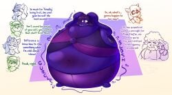 big_breasts blueberry_inflation breasts female inflation spherical_inflation sunken_limbs tagme wolforb2000