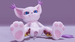 16:9 anthro anus bandai_namco blender(software) bodily_fluids claws cum cum_in_ass cum_in_pussy cum_inside digimon digimon_(species) digital_media_(artwork) earsup felid feline female gaping gaping_anus gaping_pussy gatomon genital_fluids genitals hi_res kamimation leaking_cum mammal nipples pussy short_stack sitting smile solo spread_legs spreading tail tailmon whiskers widescreen