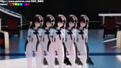 1girls animated breasts dancing female female_focus female_only honkai:_star_rail mmd mp4 music partially_clothed sound sushang_(honkai:_star_rail) tagme unknown_artist video