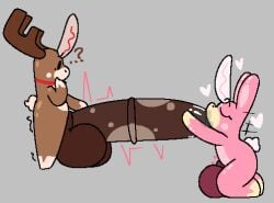 animal_genitalia animal_penis anthro antlers balloonicorn balloonicorn_(tf2) balls big_balls big_penis biped bodily_fluids brown_antlers brown_balls brown_body brown_fur brown_penis capreoline closed_eyes deer duo equid equine equine_genitalia equine_penis erection eyelashes fellatio flaccid fur genital_markings genitals hand_on_penis heart horn huge_balls huge_cock hyper hyper_balls hyper_genitalia hyper_penis male male/male mammal markings medial_ring motion_lines multicolored_body multicolored_fur multicolored_penis nonbinary_bunny oral penile penis penis_markings pink_body pink_ears pink_fur pink_horn pink_sheath reindeer reindoonicorn reindoonicorn_(tf2) saliva saliva_on_face saliva_on_penis sex sheath small_but_hung spots spotted_genitalia spotted_penis tail tan_body tan_fur tan_penis tan_tail team_fortress_2 two_tone_body two_tone_fur two_tone_penis unicorn valve white_body white_fur white_horn white_tail