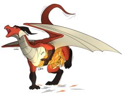 absurd_res alpha_channel anthro_to_feral beefrequency clothing dragon ftm_transformation gold hi_res horn male male_only petrification raibiash tail tongue torn_clothing transformation wings