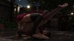 1futa 1girls 3d ada_wong animated ashley_graham ashley_graham_(ella_freya) asian asian_futanari balls clothing feet female futa_on_female futanari holding_legs interracial legs_up legwear light-skinned_female lying lying_on_back mating_press penis pewposterous resident_evil resident_evil_2 resident_evil_2_remake resident_evil_4 resident_evil_4_remake short_hair sound vaginal_penetration video wet_pussy