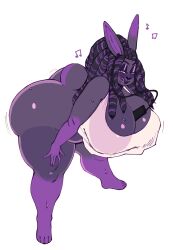 anthro big_ass big_breasts breasts bubble_butt carpallove furry huge_ass rabbit voluptuous voluptuous_female