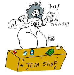 amogus amogus_reference among_us among_us_red ass big_ass big_breasts big_butt breasts edit feline furry hn32165 naked prostitution temmie temmie_(deltarune) temmie_(undertale) undertale undertale_(series) varix