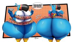 anthro ass big_ass big_butt breathotter bubble_ass bubble_butt female genderbent looking_at_viewer rule_63 toucan_sam