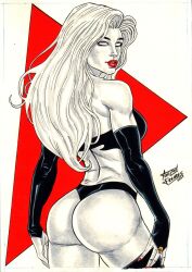 1girls 2023 bubble_butt chaos_comics coffin_comics curvaceous curvy_body curvy_female curvy_figure death_(personification) ed_benes_studio female_focus female_only grim_reaper hi_res huge_breasts lady_death latex_gloves latex_thighhighs long_hair looking_back queen_of_the_dead solo_female solo_focus voluptuous voluptuous_female white_body white_hair